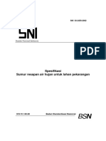 SNI 06-2459-2002 Tentang Spesifikasi Sumur Resapan Di Pekarangan