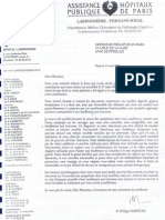 Rapport Du PR Marteau (APHP) - 14/04/06