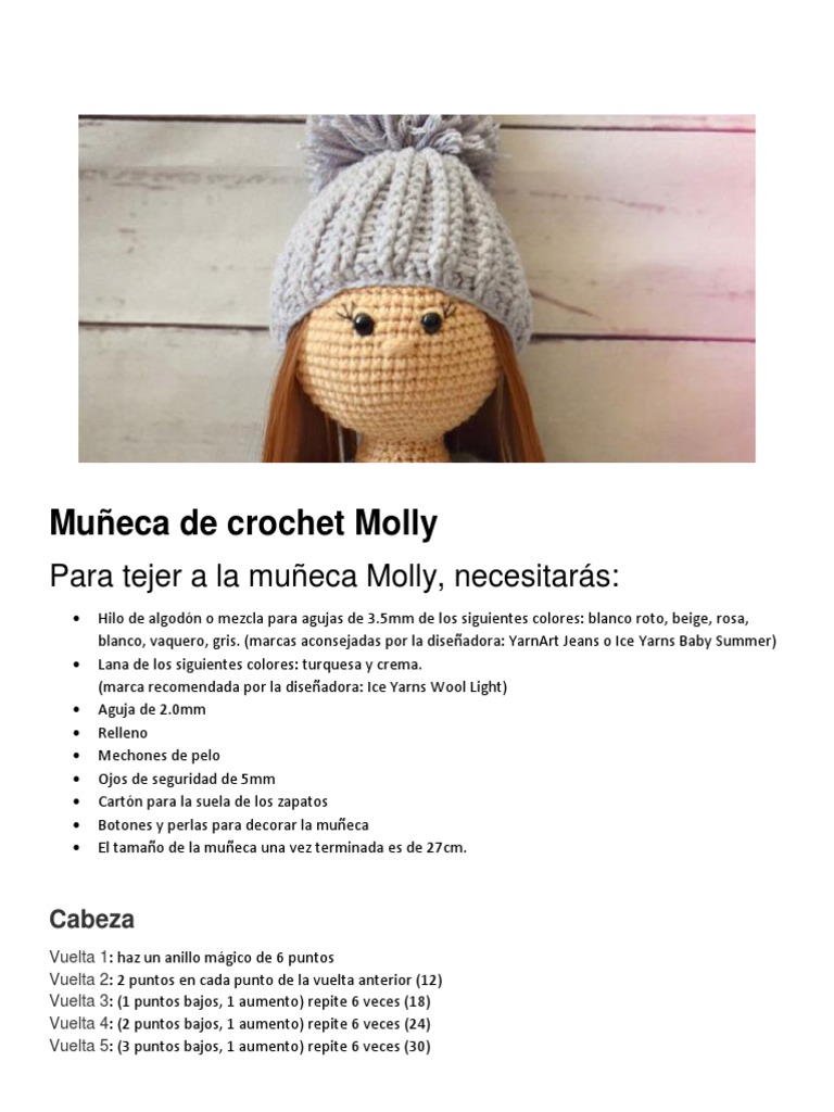 muñeca molly tejida