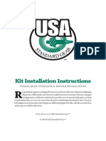 Kit Installation Instructions: Please Read Completely Before Installation