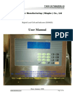 Digital Load Cell and Indicator User Manual