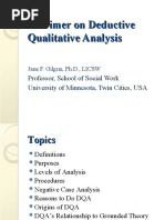 Download A Primer  on Deductive Qualitative Analysis A Slideshow  by Jane Gilgun SN40014289 doc pdf