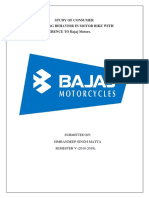 Bajaj Auto's Study of Consumer Buying Behavior in Motor Bikes