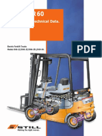R 60 Electric Forklift Trucks Technical Data