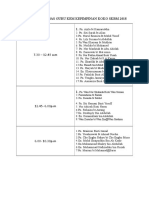 Jadual Bertugas Guru Kem Kepimpinan Koko SKBM 2018