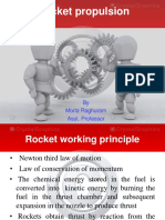 Rocket Propulsion: by Morla Raghuram Asst. Professor
