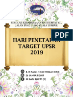 BP Penetapan Target Upsr 2019