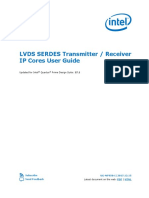 LVDS SERDES Transmitter / Receiver IP Cores User Guide: Updated For Intel Quartus Prime Design Suite: 17.1