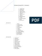 Pembagian Kelompok RT 3 (3 Kelompok)