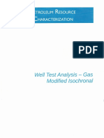 Well Test Analysis-Gas Modified Isochronal - Exercise - Solution