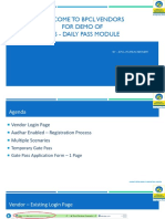 CMS - Daily Pass Module Process Demo