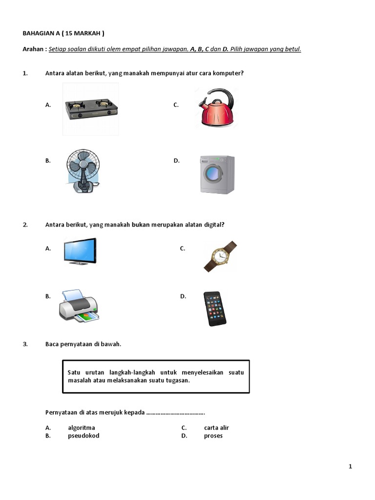Soalan Tmk Tahun 6 Soalan Ujian Pemiliahan Ask Pdf