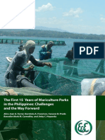 The First 15 Years of Mariculture Parks in the Philippines: Challenges and the Way Forward