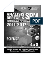 Science Analisis Bertopik SPM 2011-2017