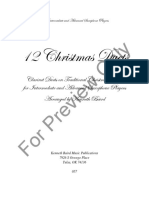 12 Alto Sax Christmas Duets Preview PDF