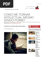 Como Me Tornar Intelectual Mesmo Sendo Pobre