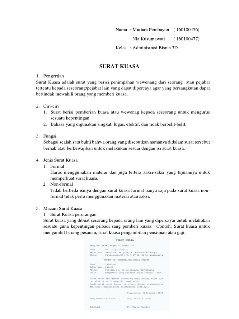 Surat Kuasa