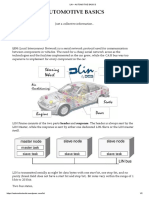 Automotive Basics: LIN (Local Interconnect Network) Is A Serial Network Protocol Used For Communication