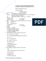 Soal Latihan 1 Uas-pas b. Inggris 7 Smtr 1