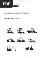 Catalog Bobcat Skid Steer Loaders Track Loaders Mini Track Loaders Attachments Compact Excavators Machines PDF