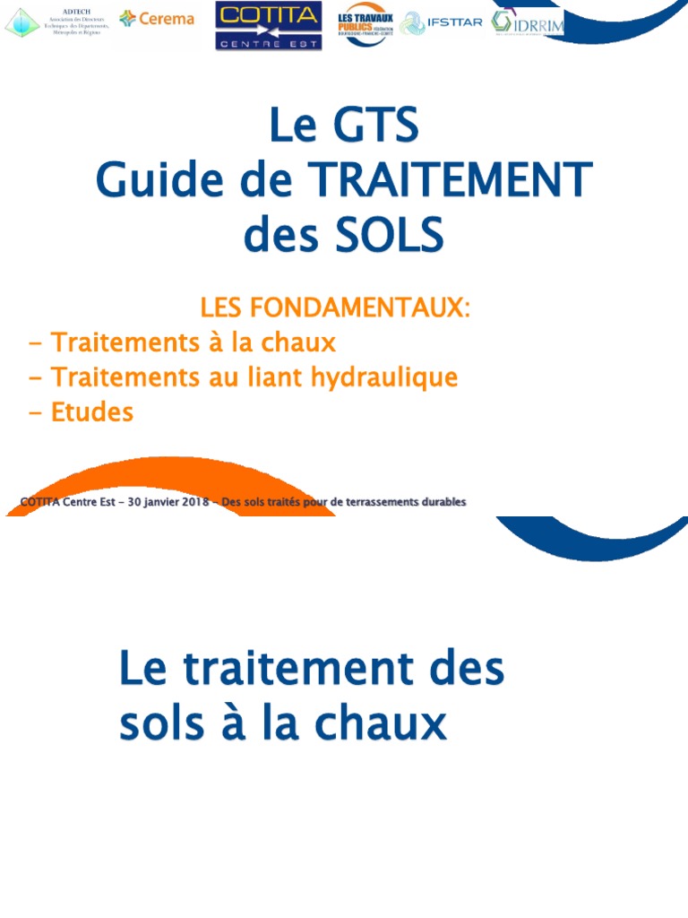Guide du traitement des sols à la chaux | PDF | Chaux | Matériaux