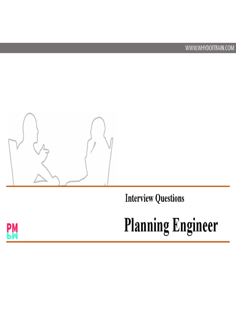 Planning Engineer Interview Questions and Answers PDF Performance