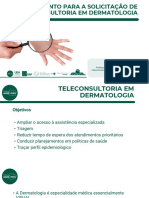 Treinamento para A Solicitação de Teleconsultoria em Dermatologia