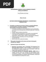 Estágio Supervisionado Em Música - Plano de Aula (Esboço)