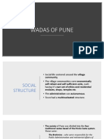 Social Structure and Settlement Patterns of Wadas in Pune