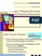 Dialogue: Changing The Game of Classroom Discussion: Alan Oliveira
