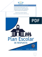 Formato Del Plan Escolar de Respuesta 2019