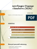 Hemmorrhagic Disease of The Newborn (HDN) : Supervisor: Dr. Putu Pramitha Rahayu, Sp. A