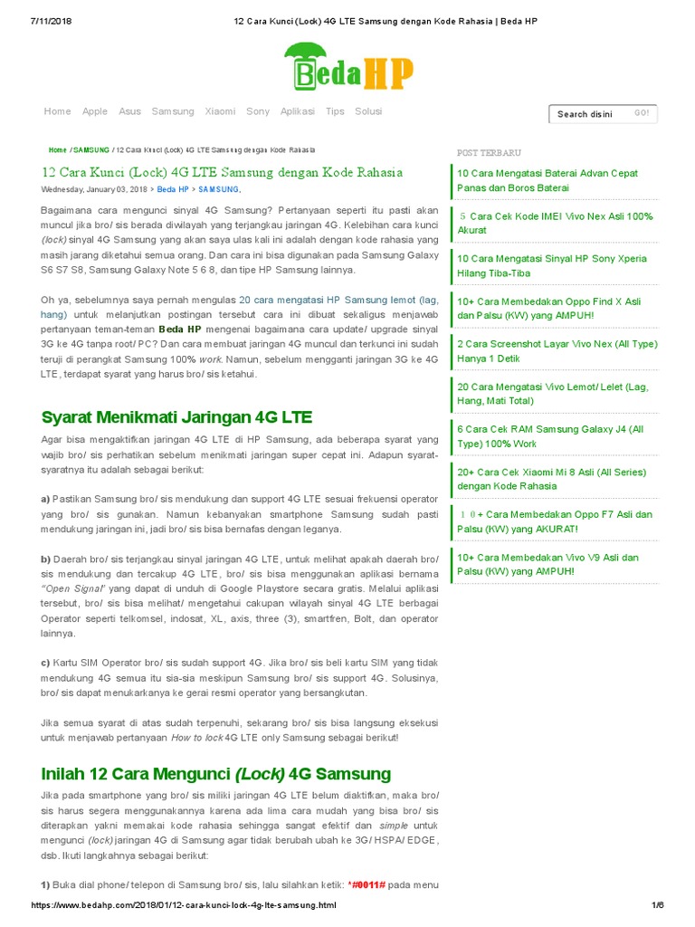 Cara Unlock Samsung Galaxy V Via Mrt