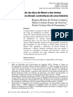 Campos, R.H.F., de Gouvea, M. C. S., & Guimarães, P. C. D. (2014). A recepção da obra de Binet e dos testes psicométricos no Brasil. Rev. Br. de Hist. da Educação,14(2),215-242