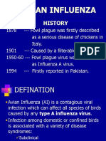 Avian Influenza History and Transmission