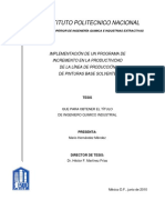 Implementación de Un Programa de Incremento en La Productividad de La Línea de Producción de Pinturas Base Solvente PDF