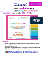 Formatos Productos 2 Da Ses Seundaria CTEMEEP