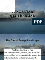 Pengantar Geothermal: S. Napu Dan P.A. Harmaji