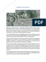 Definición de La Situación y Problema de Proyecto de Vía en Santa Marta