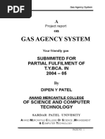 Gas Agency System Project Report