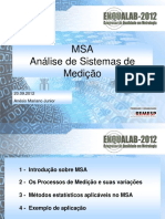 Análise de Sistemas de Medição - Importância e Vantagens Na Aplicação (Anésio Mariano Júnior - Mercedes-Benz Do Brasil)