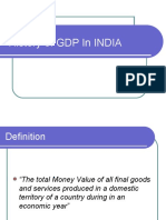 History of GDP in India