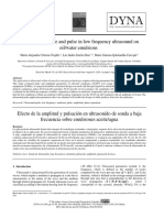 Efecto de La Amplitud y Pulsacion en Ultrasonido de Sonda a Baja Frecuencia Sobre Emulsiones Aceite Agua