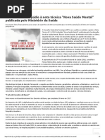 CFP contra a Nota Técnica  n° 11/2019. 