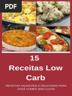 15 Receitas Low Carb Gratis