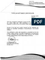 Type Acceptance Certificate: Number: A276