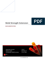 Weld Strength Documentation V 1707