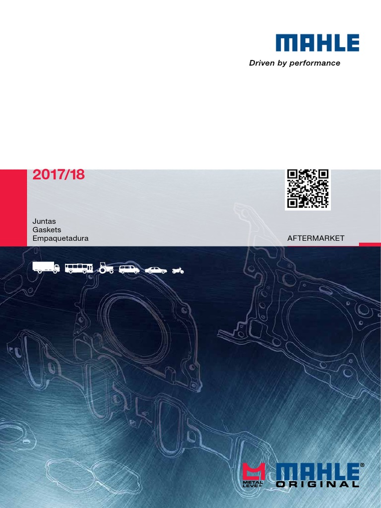 MAHLE Catalogo de Juntas 2017 WEB | PDF | Tecnologia de motores