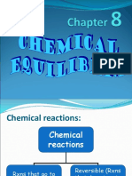 CH 8 - Chemical Equilibrium