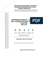 RepresentaciÃ N de Lo Negro en La Escena Teatral de MÃ©rida YucatÃ¡n 1890-1944. Lectura PDF